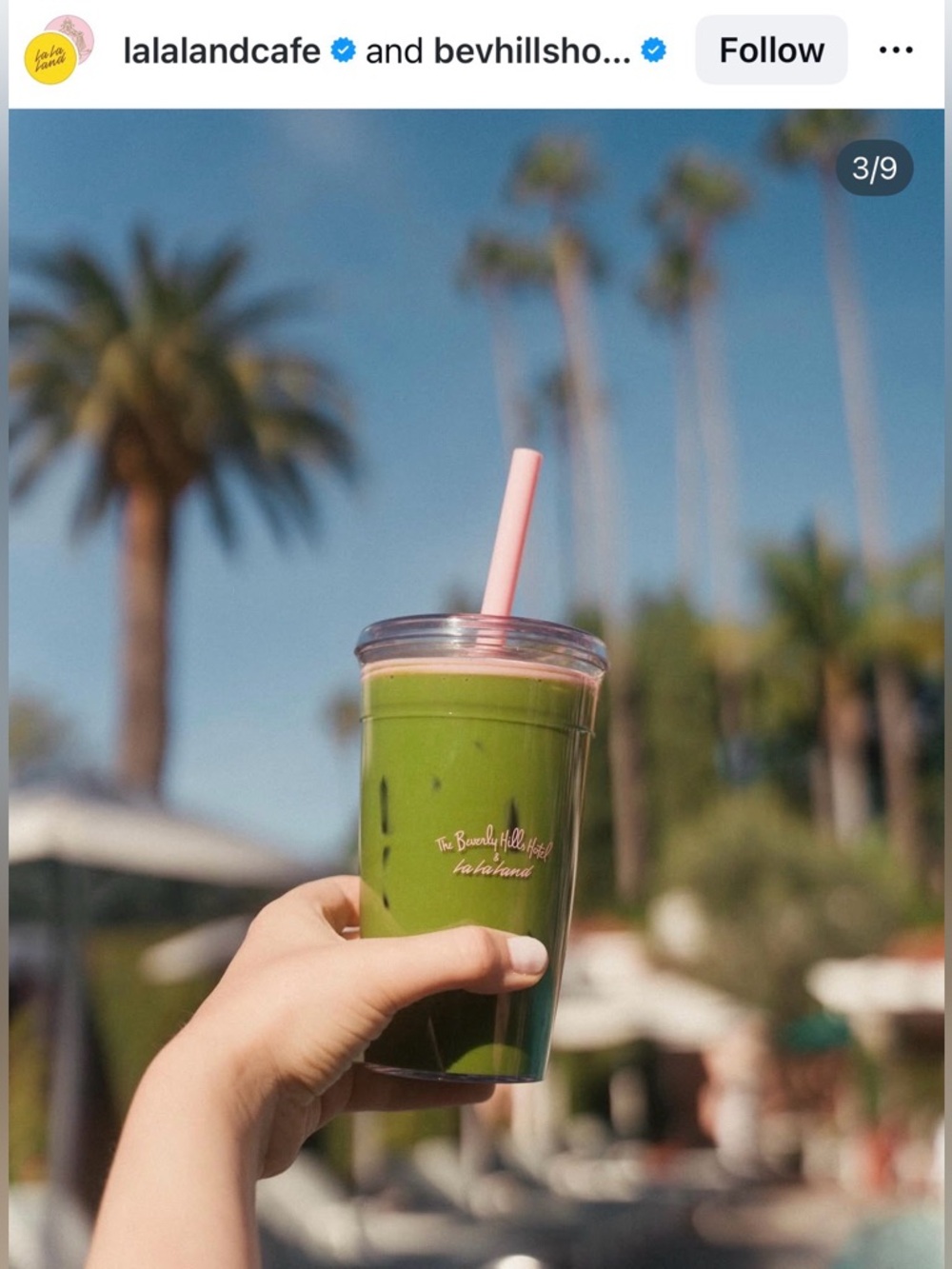 La La Land x Beverly Hills Hotel Pink 16oz Clear Tumbler – Limited Edition
